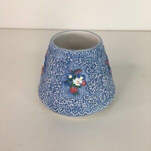 Yankee Candle FLORAL Red, White, & Blue Large Jar Candle Ceramic Shade